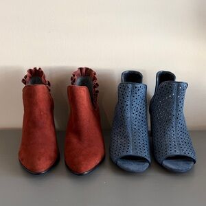 Set of 2 Lori Goldstein Ankle Booties - Cydney and Gioia Booties